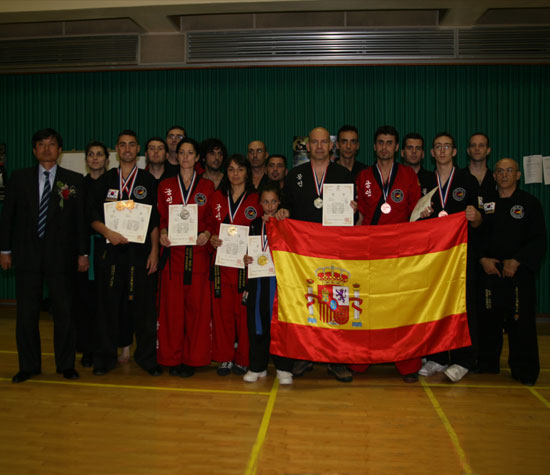 Medallero Campeonato del mundo Hapkido